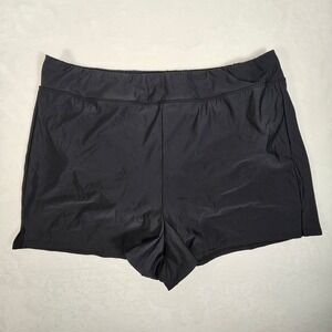 Swim Solutions Thigh Minimizer Black Swim Shorts Women's Size 22W‎